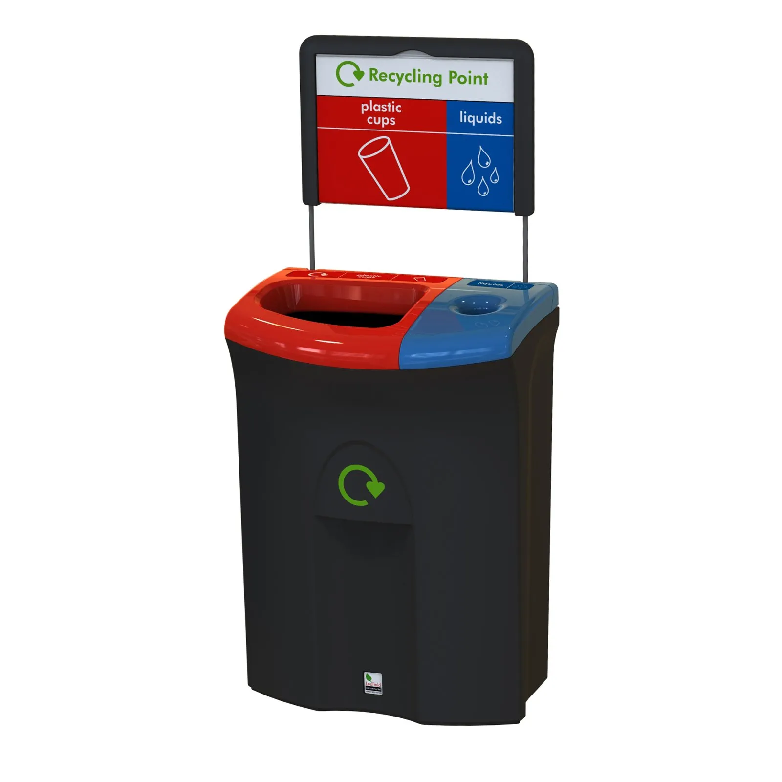 Meridian 110 Litre Cup and Liquids Recycling Bin