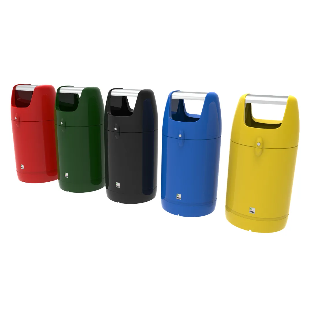 Viscount Hooded Litter Bin