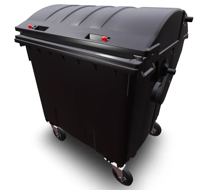 1100 Litre Four Wheeled Roll Top Wheelie Bin