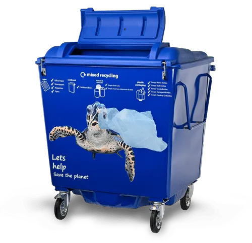 1100 Litre Blue Planet Container