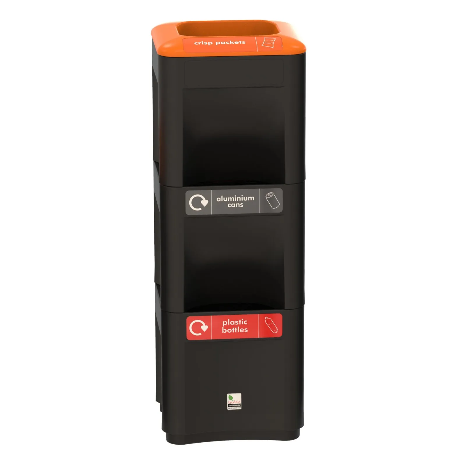 EnviroStack 96 Litre Crisp Packet, Can and Bottle Recycling Bin