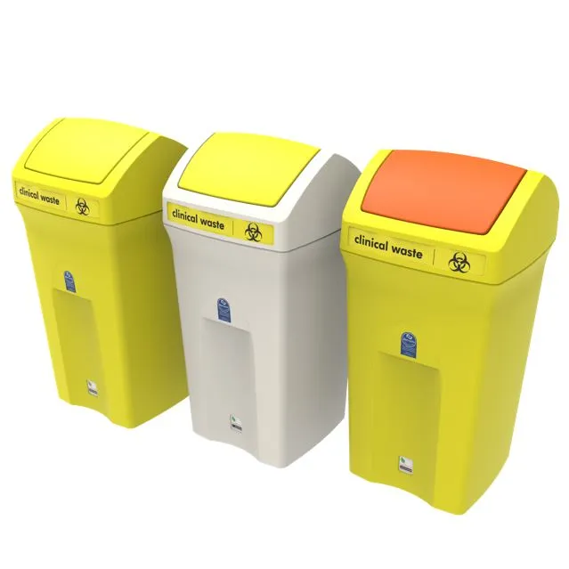 Envirobin 100 Litre Flip Lid Clinical Waste Bin