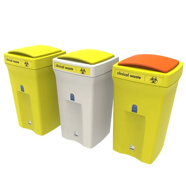 Envirobin 100 Litre Lift Lid Clinical Waste Bin