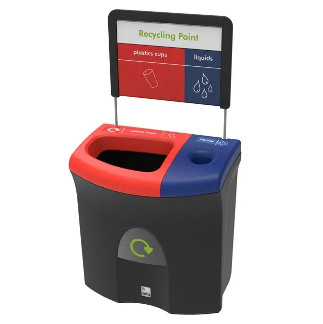 Meridian 87 Litre Cup and Liquids Recycling Bin