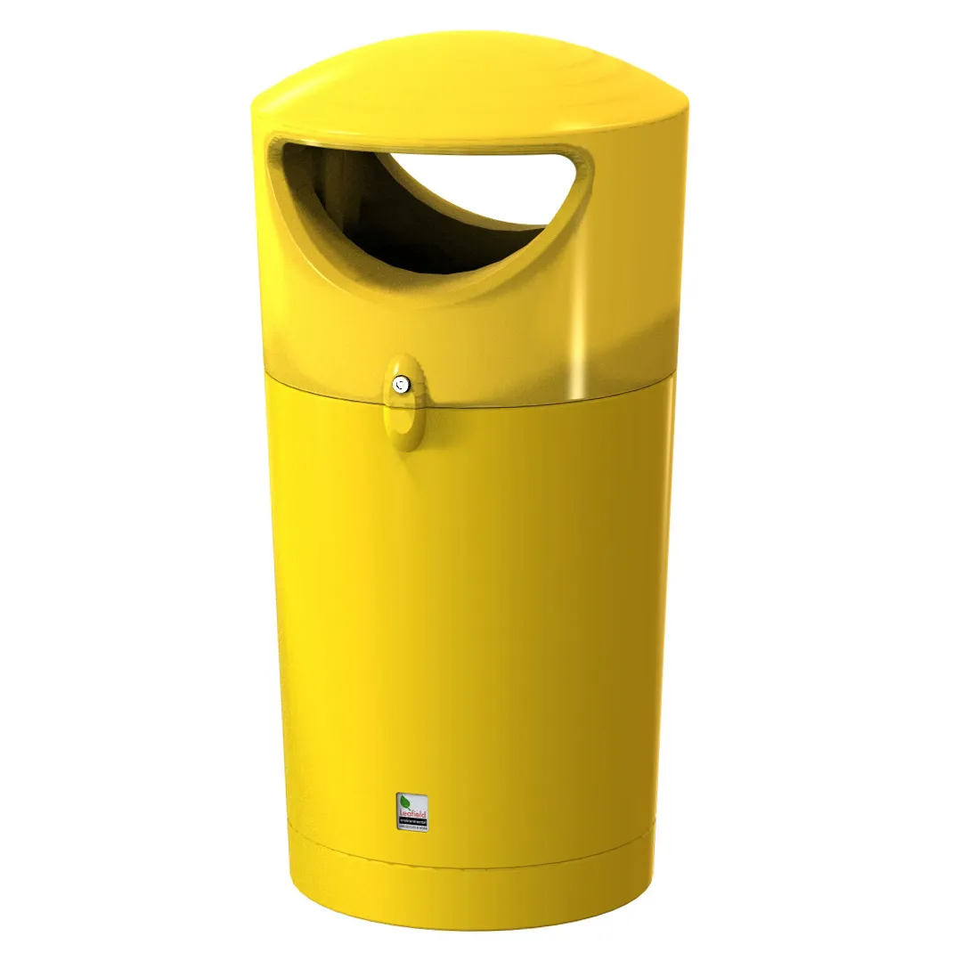 Metro Hooded Litter Bin
