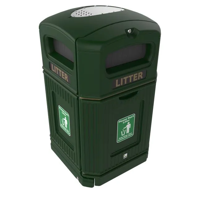 Heritage Square XL Litter Bin
